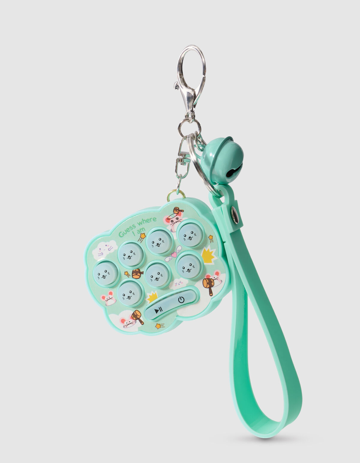Happy Pop-it Sleutelhanger Groen