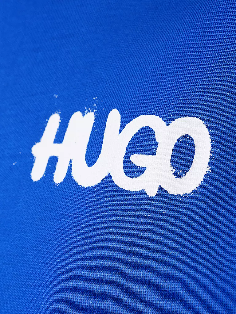 HUGO T-Shirt NIMAYLITI blau