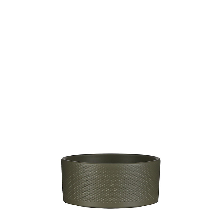 Coupe ronde céramique Era vert ø22 x h.10 cm