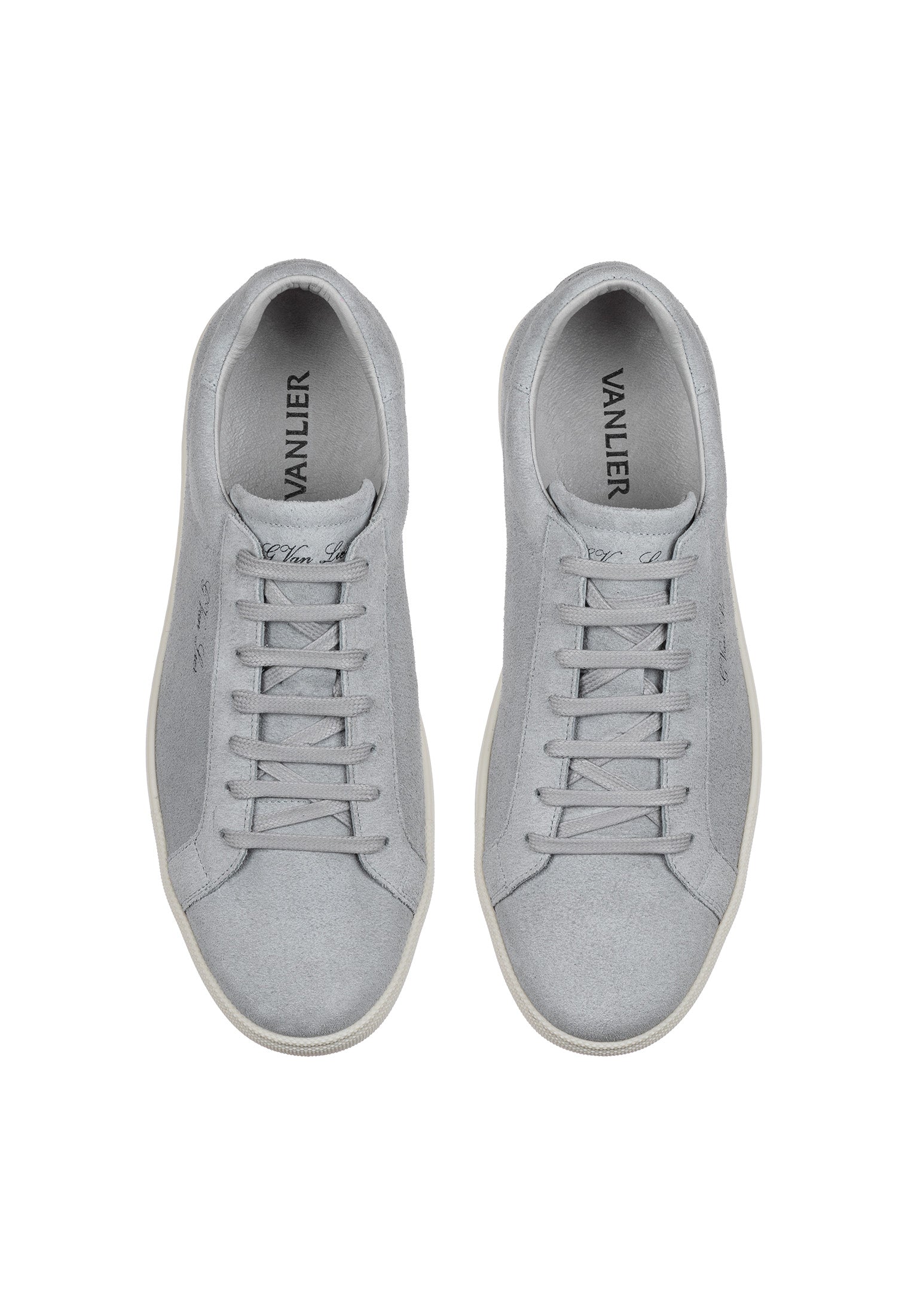 Licht grijs suède Napoli sneaker