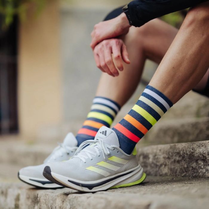 Incylence Unisex Strømper Running Levels Socks Blå