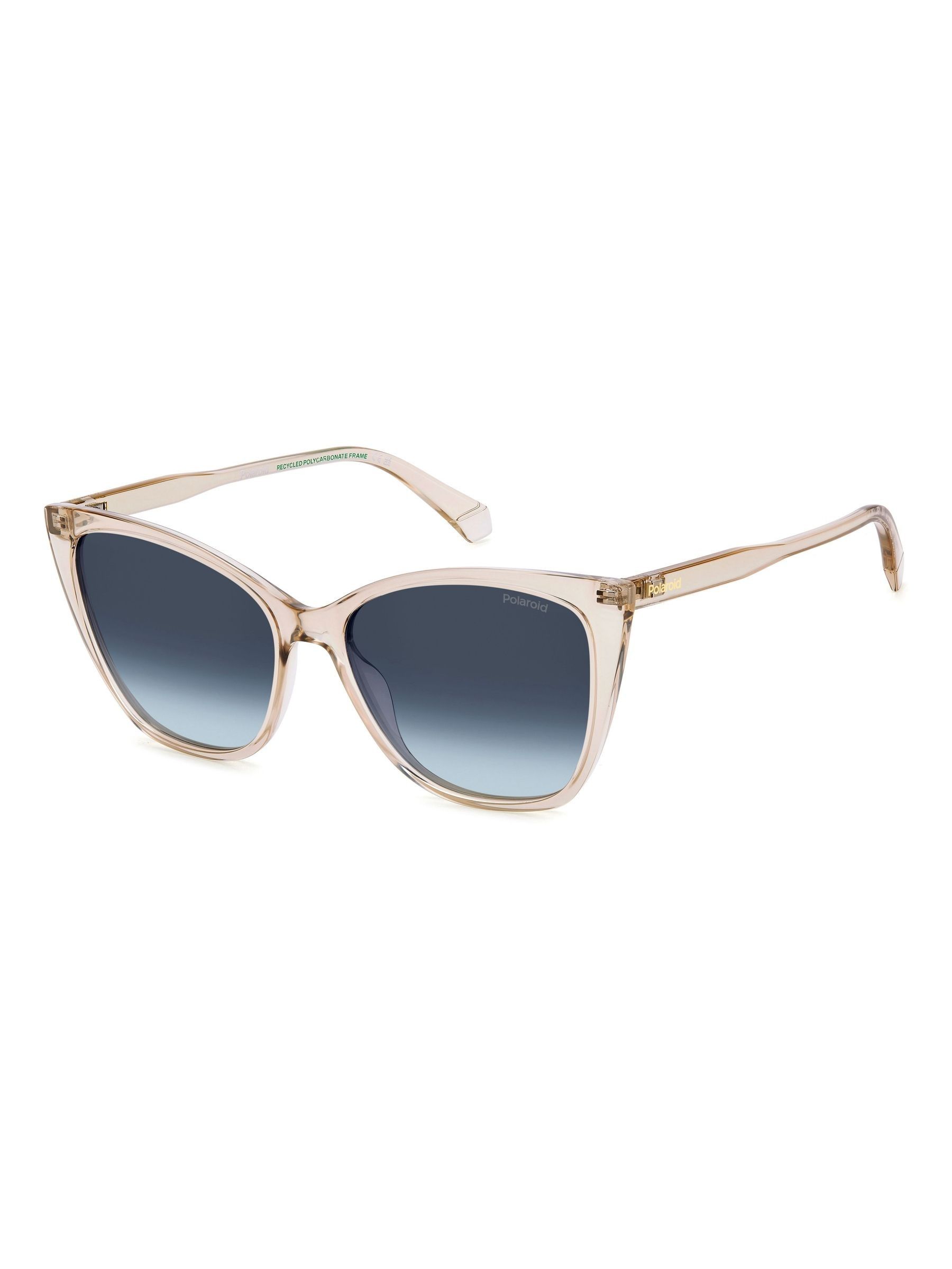 Polaroid Nude Rectangular Sunglasses