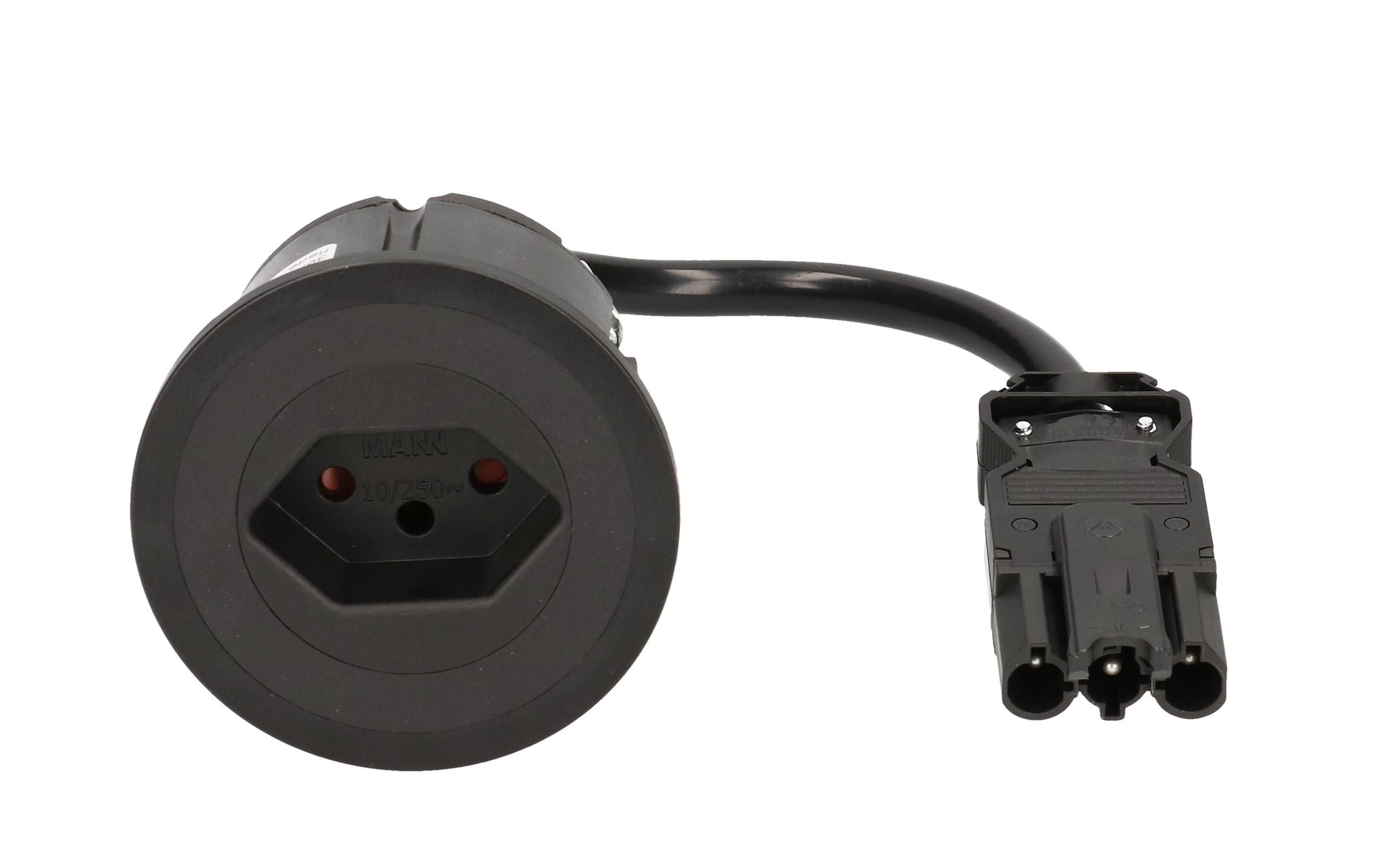 UP-Steckdosen PIX 1x T13Mit Zuleitung 0.2 m mit GST18 Stecker