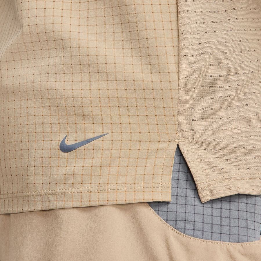 Nike Haut Running Dri-FIT Trail Solar Chase - Kaki/Noir