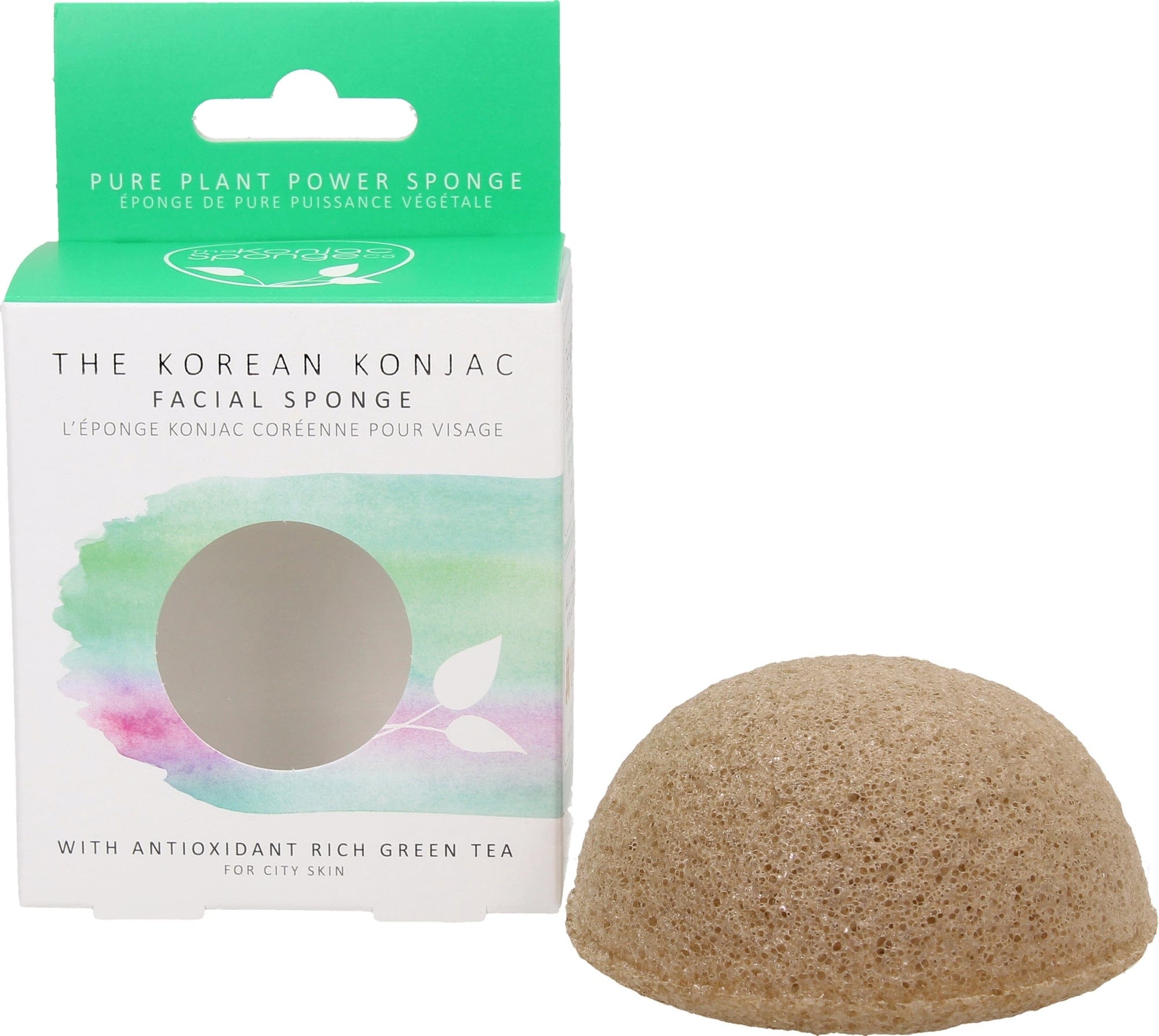 The Konjac Sponge Company  Premium Facial Puff with Green Tea, Rund