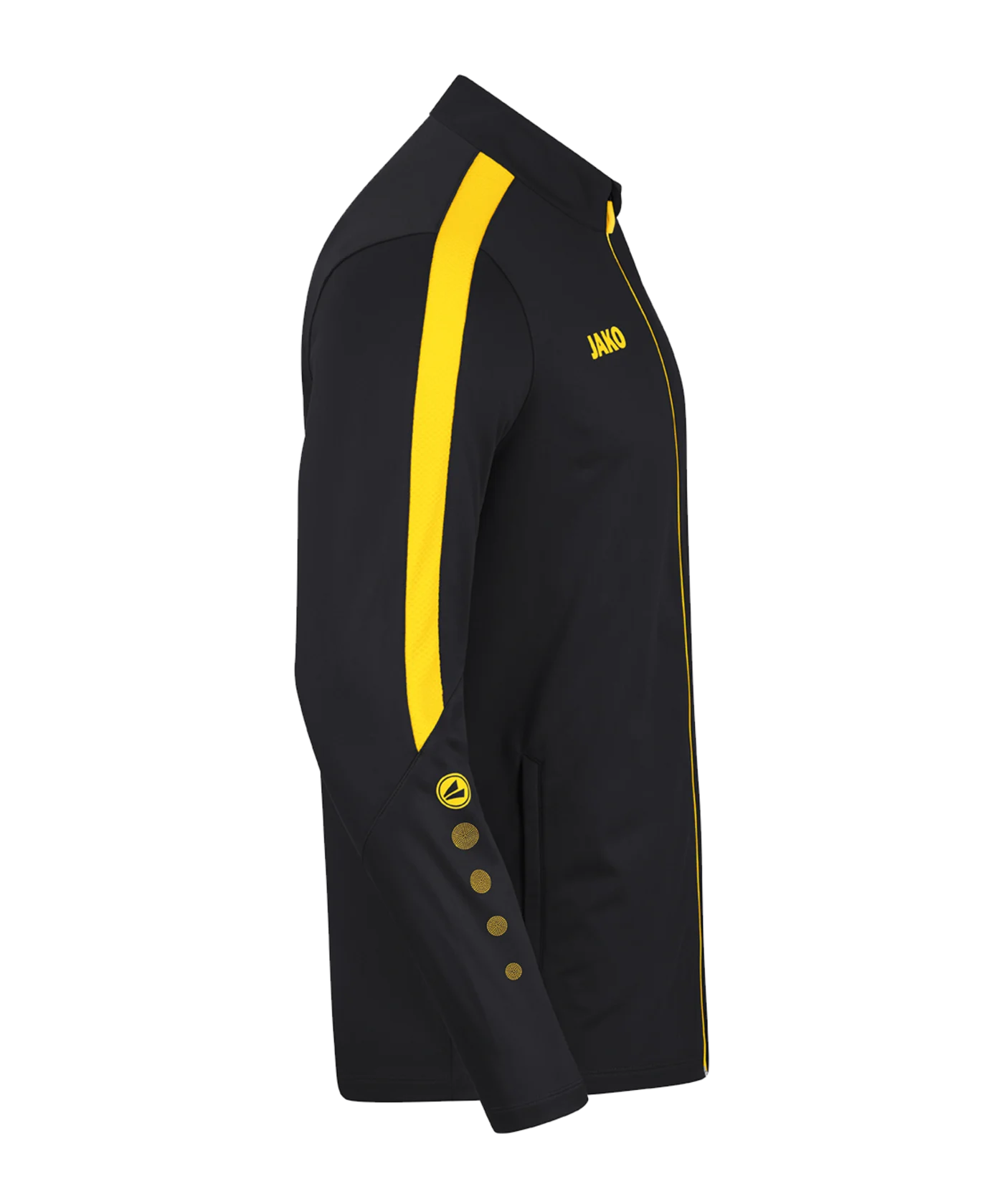 JAKO Power Polyesterjacke Schwarz Gelb F803