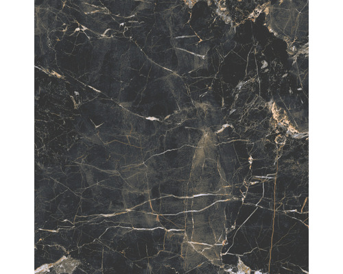 Porseleinen wand- en vloertegel Marquina 59,7 x 59,7 cm goud