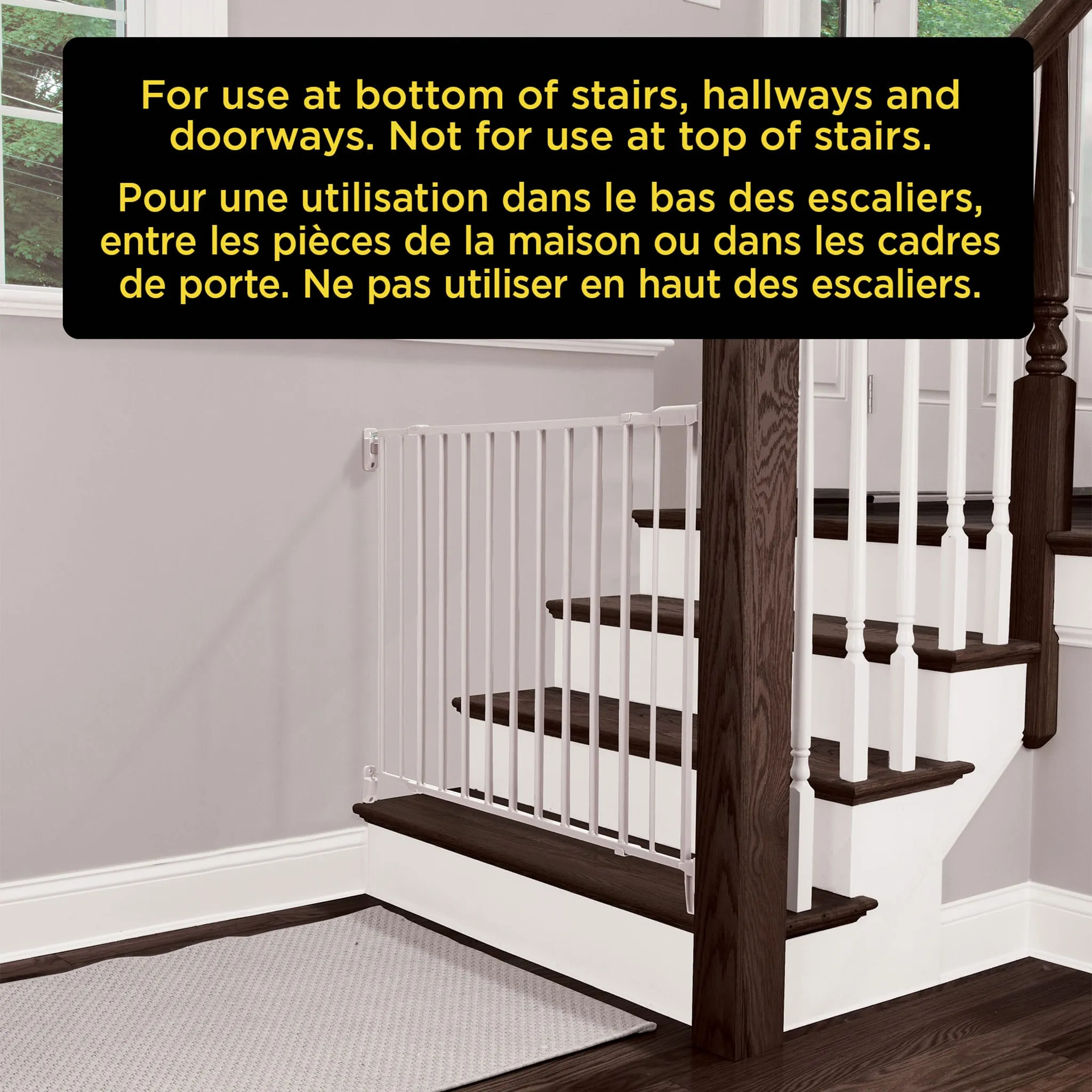 Safety 1st Barrière Coulissante en Métal Allonger pour Adapter - Blanc