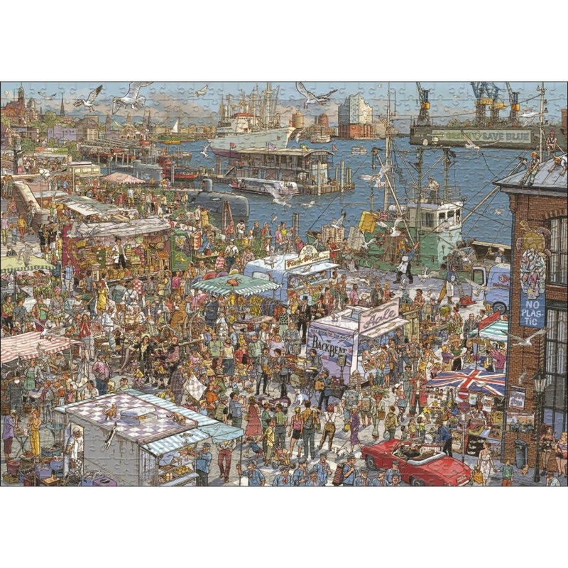Puzzle 2000 piéces Fresh Fish