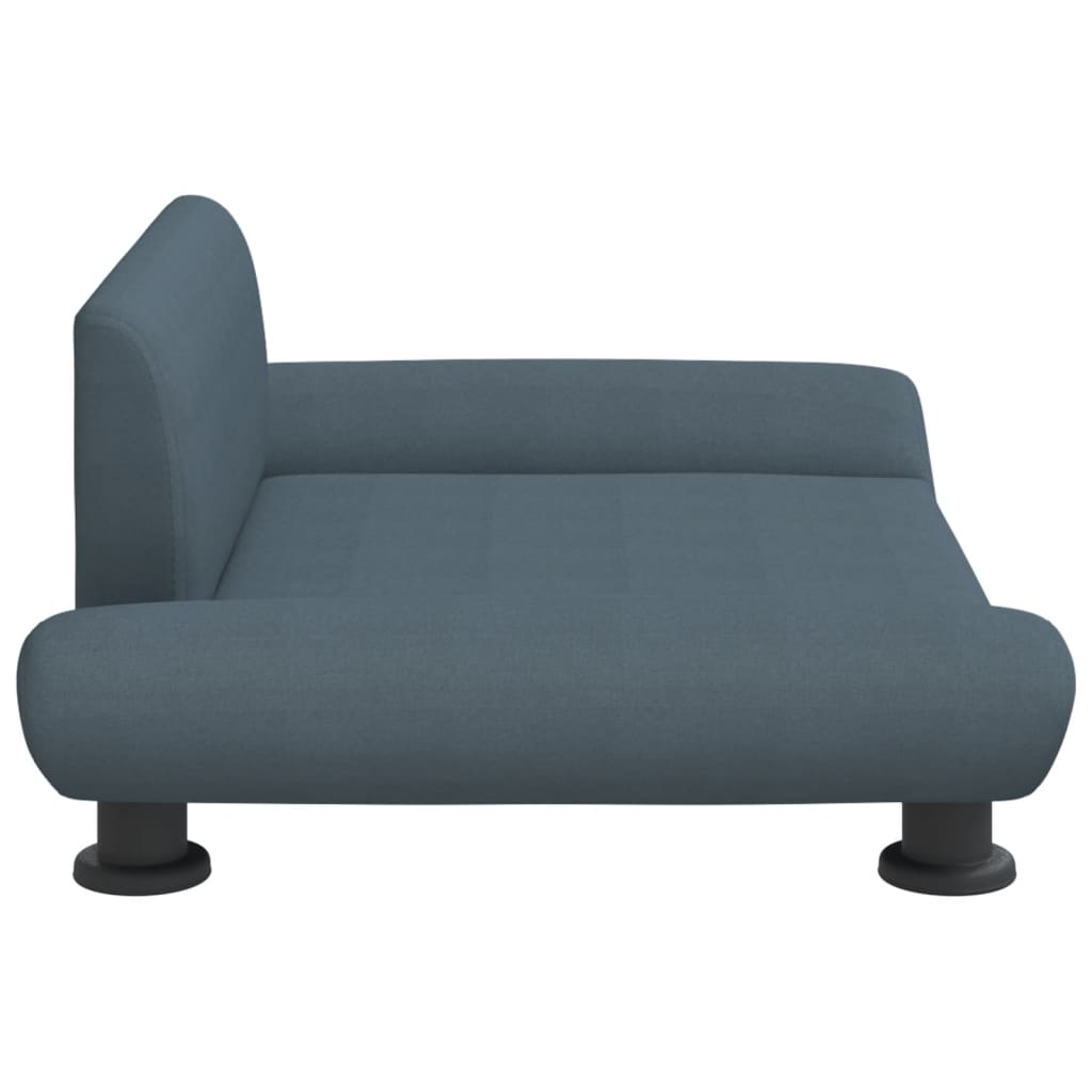 Cama para cães vidaXL em tecido cinza escuro, 70x45x28 cm