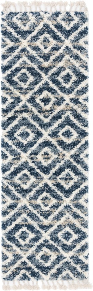 Teppich TOP SHAG 2 - blau - 249x79 cm