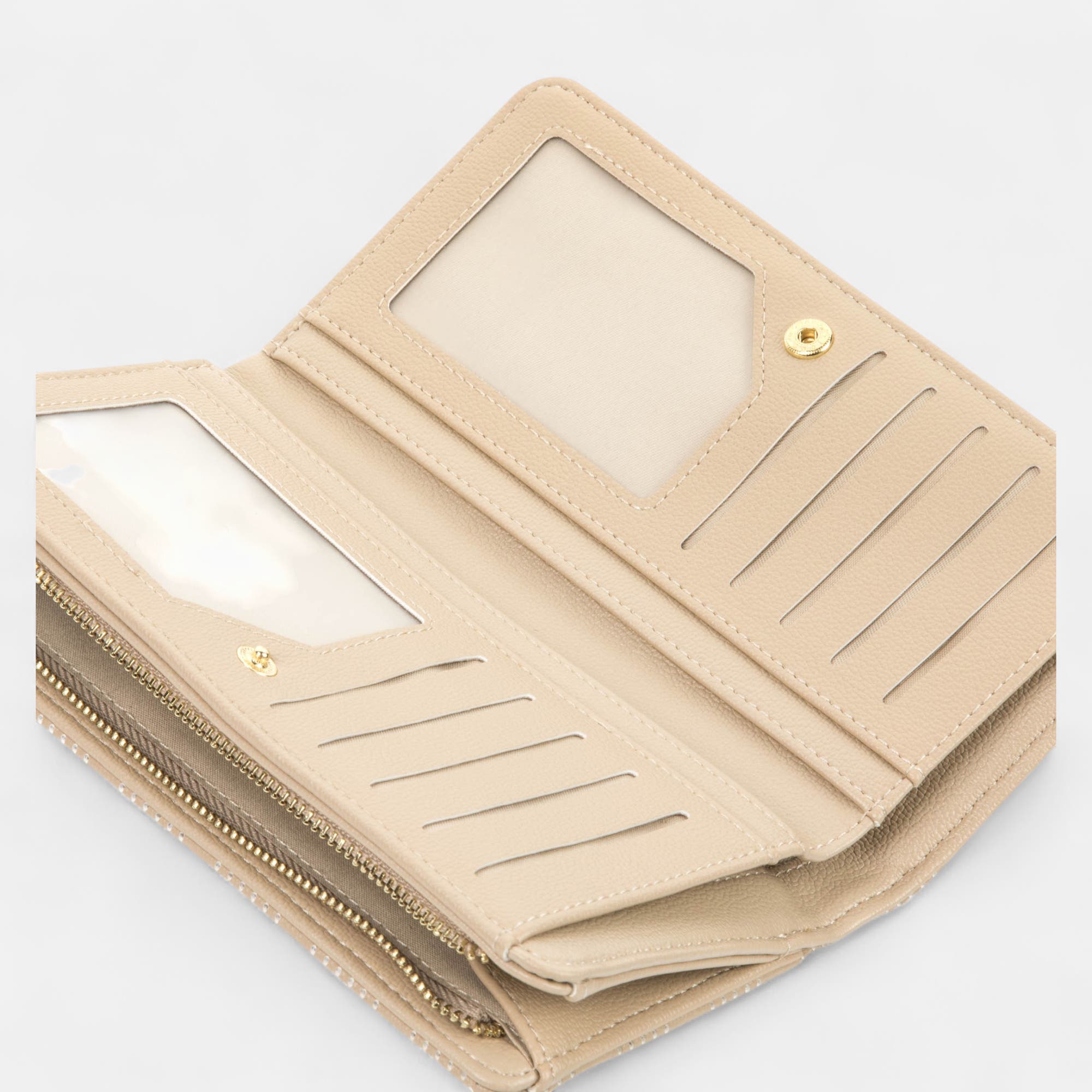 Petite maroquinerie beige