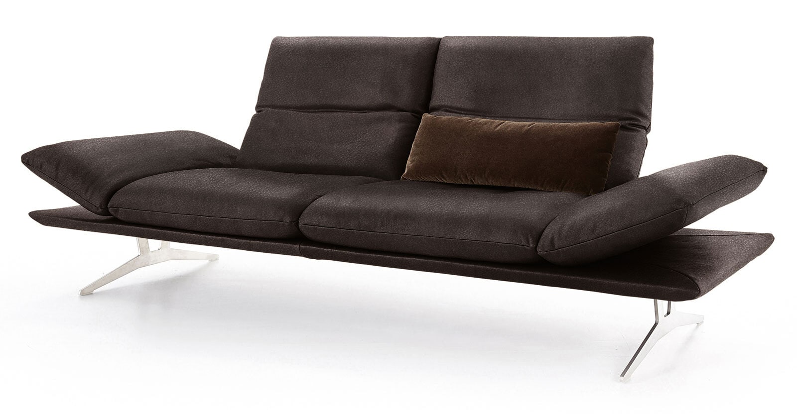 KOINOR Ledersofa 2-Sitzer FRANCIS India schokobraun