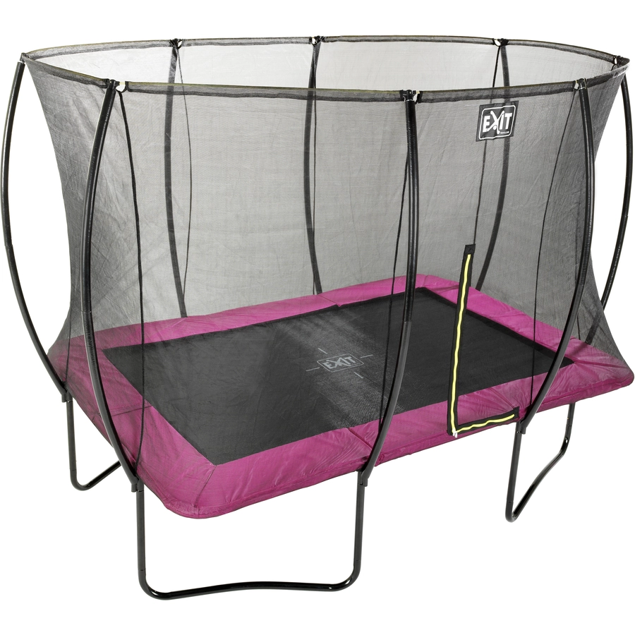 EXIT Trampolin Silhouette Rechteckig 244x366 cm - rosa