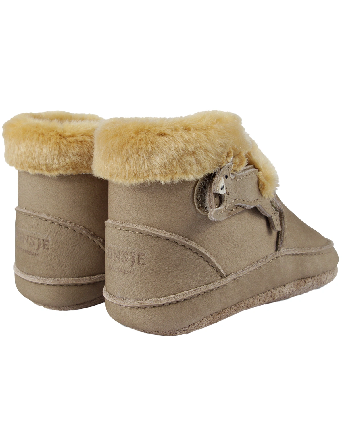 Krabbelschuhe TWISI - SQUIRREL gefüttert in truffle