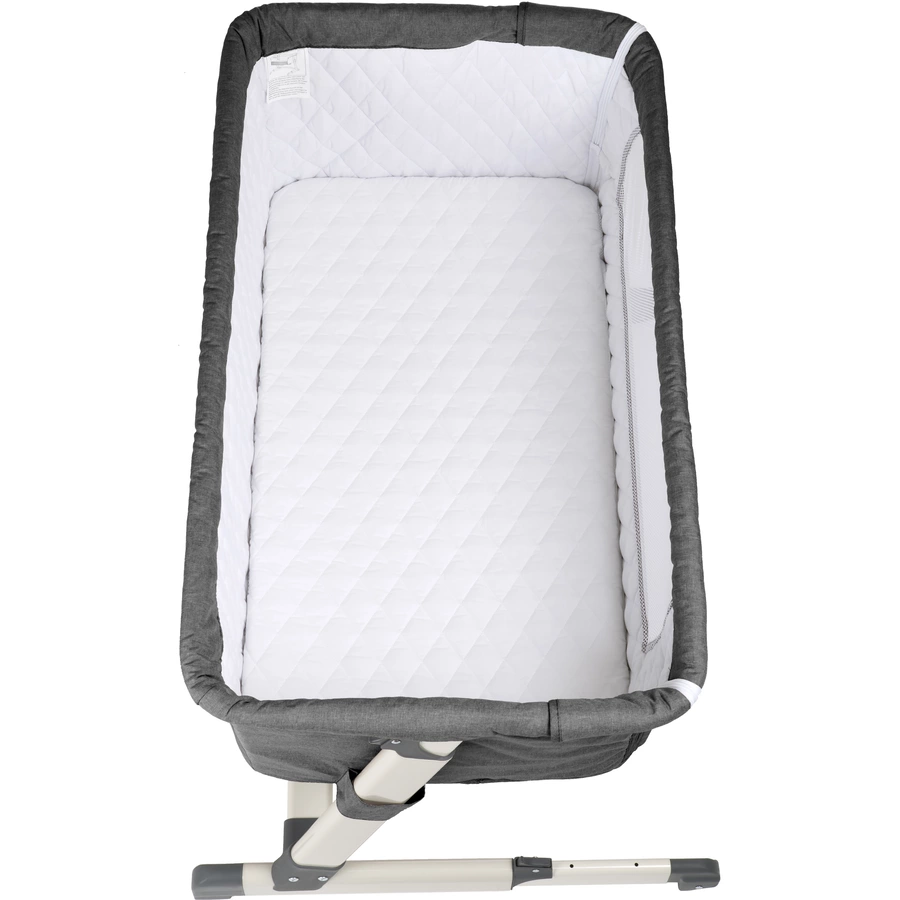 babyGO Beistellbett Together dark grey special edition
