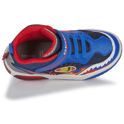 Geox - J INEK BOY D - Bleu / Rouge