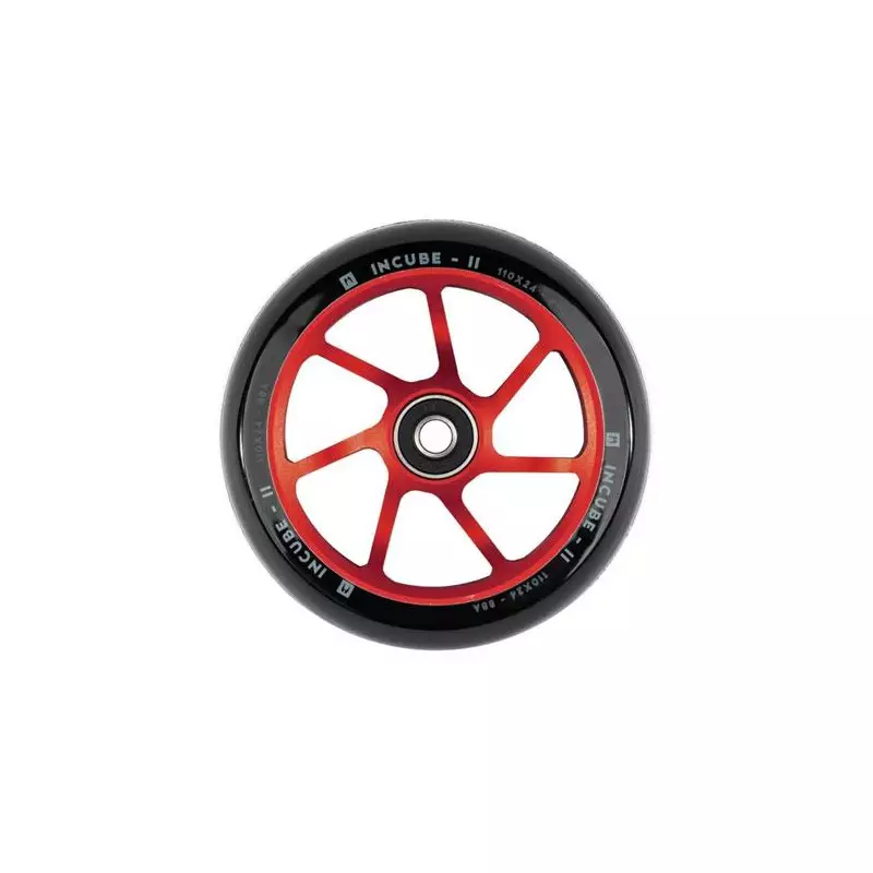 Roue trottinette ETHIC DTC Incube V2 Rouge 110mm