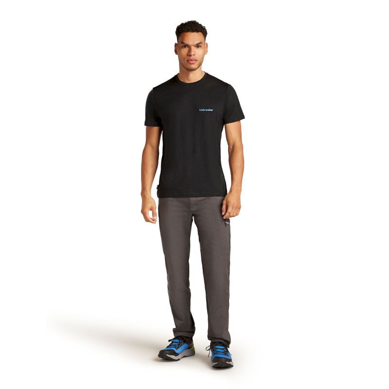 Merino 150 Tech Lite SS Tee IB Wordmark - T-shirt en laine mérinos homme