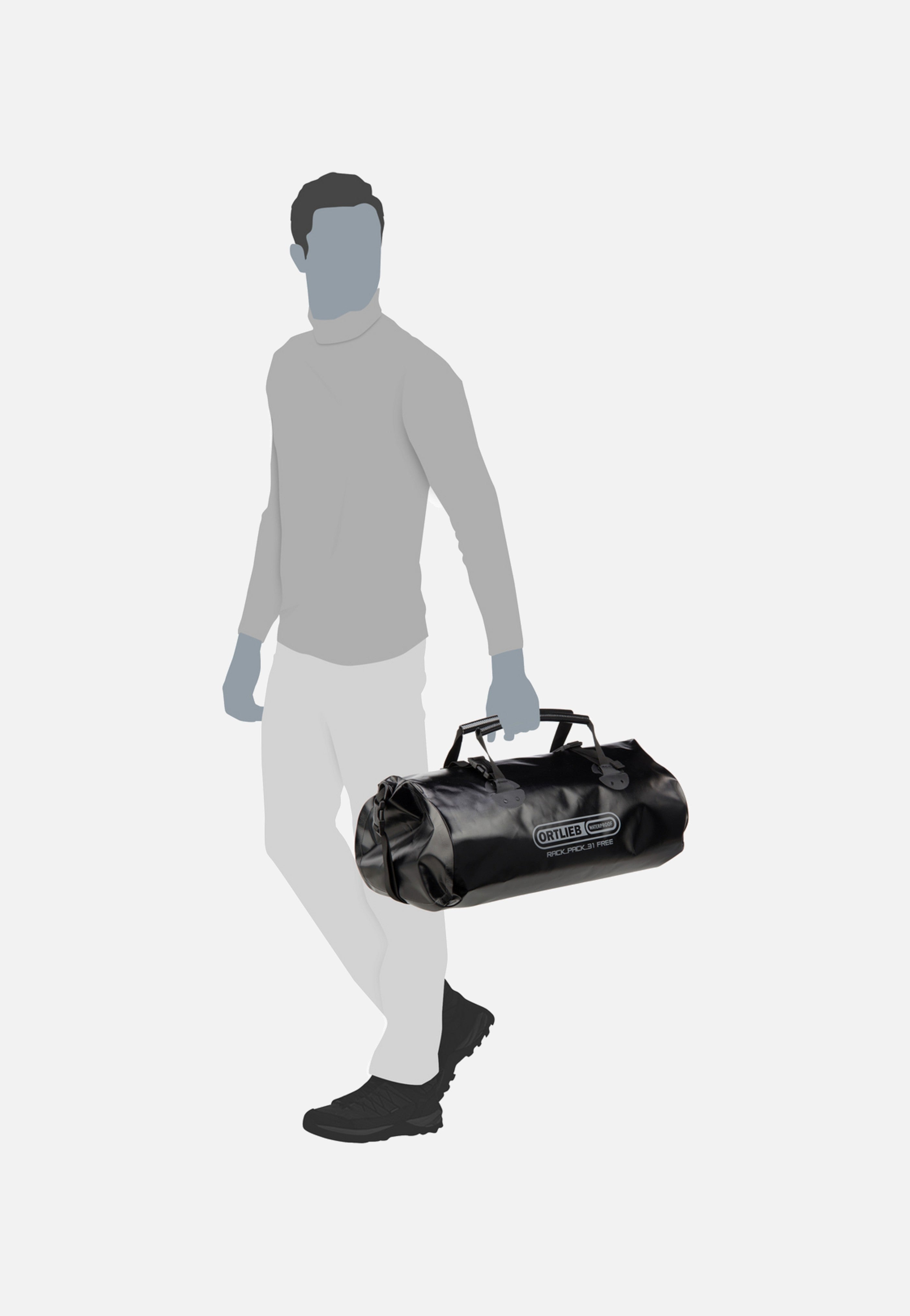 Rack-Pack Free Schwarz - Dufflebag