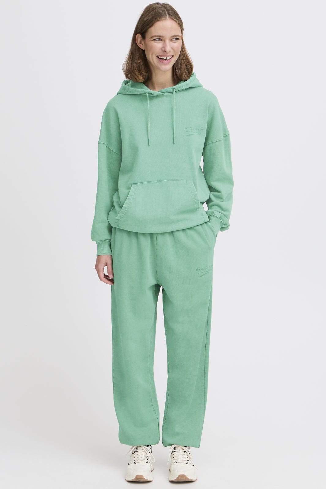 The Jogg Concept Jcrubi Logo Pants 176153 fern green