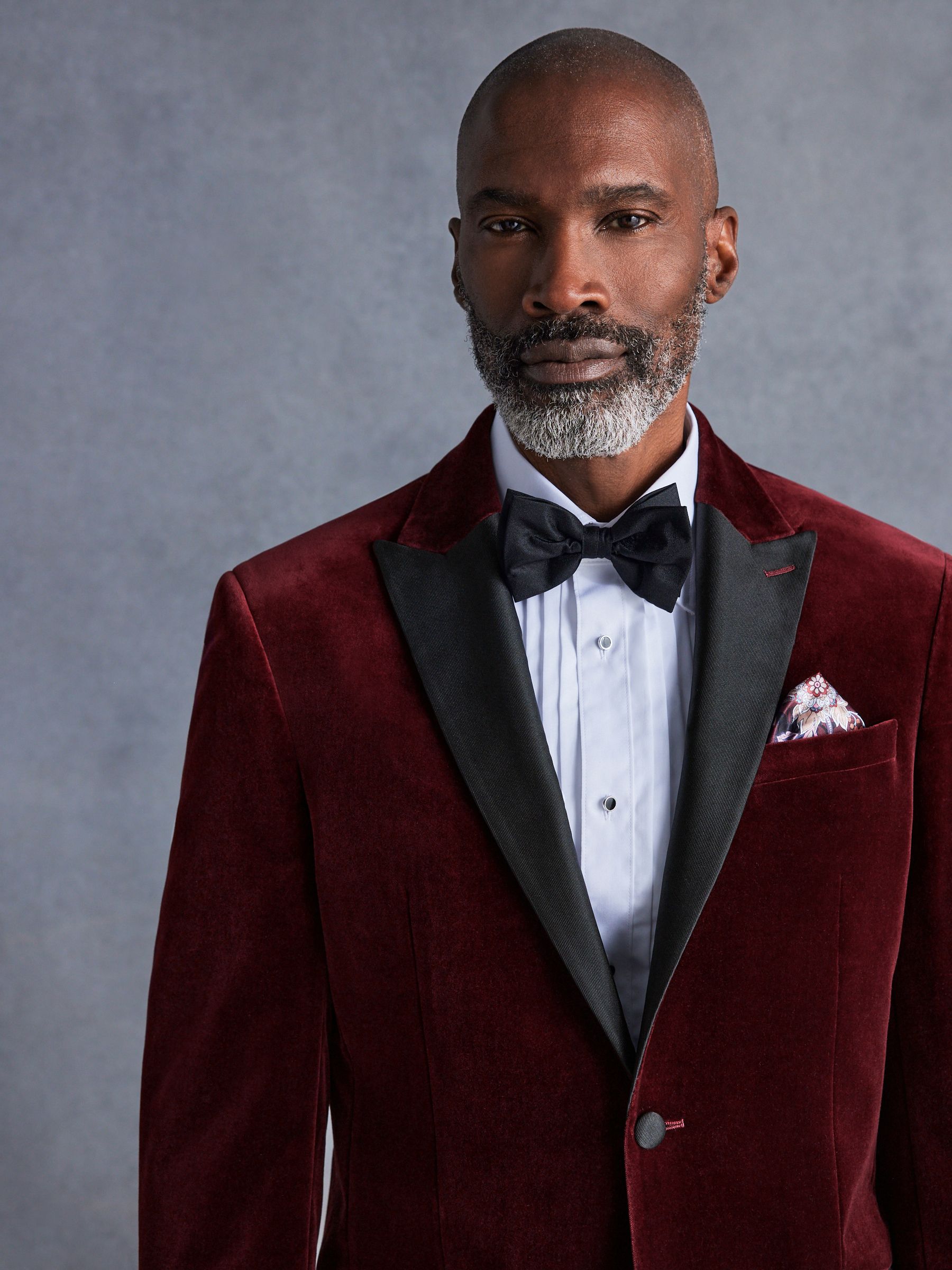 Bordeauxrood - Normale Pasvorm - Signature Pontoglio Italiaanse fluwelen blazer