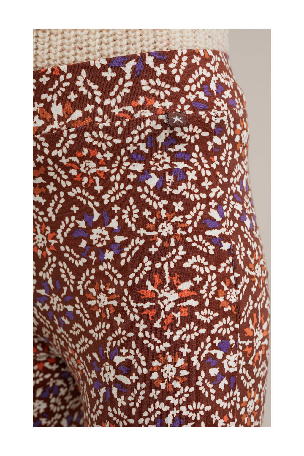 WE Fashion broek met all over print