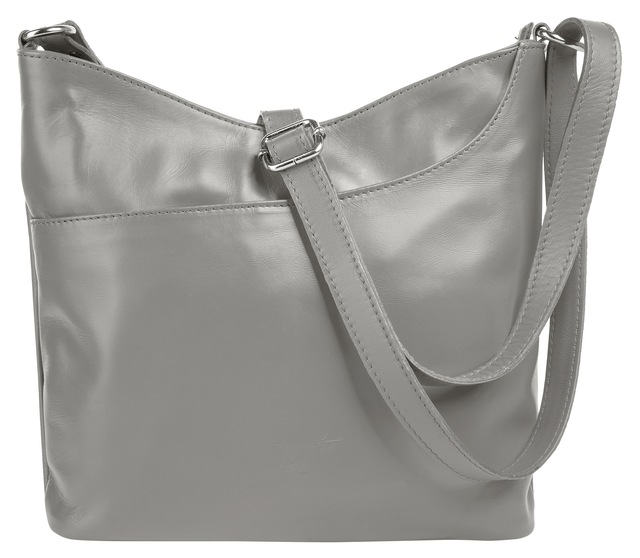 Samantha Look Umhängetasche echt Leder, Made in Italy