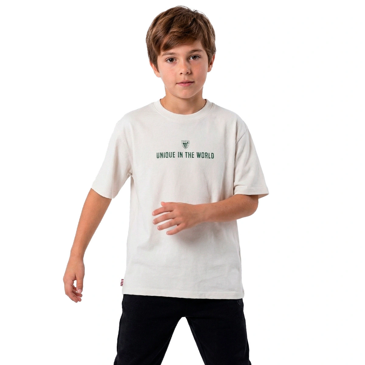 T-Shirt ATH Bilbao Harrobi Escudo Criança