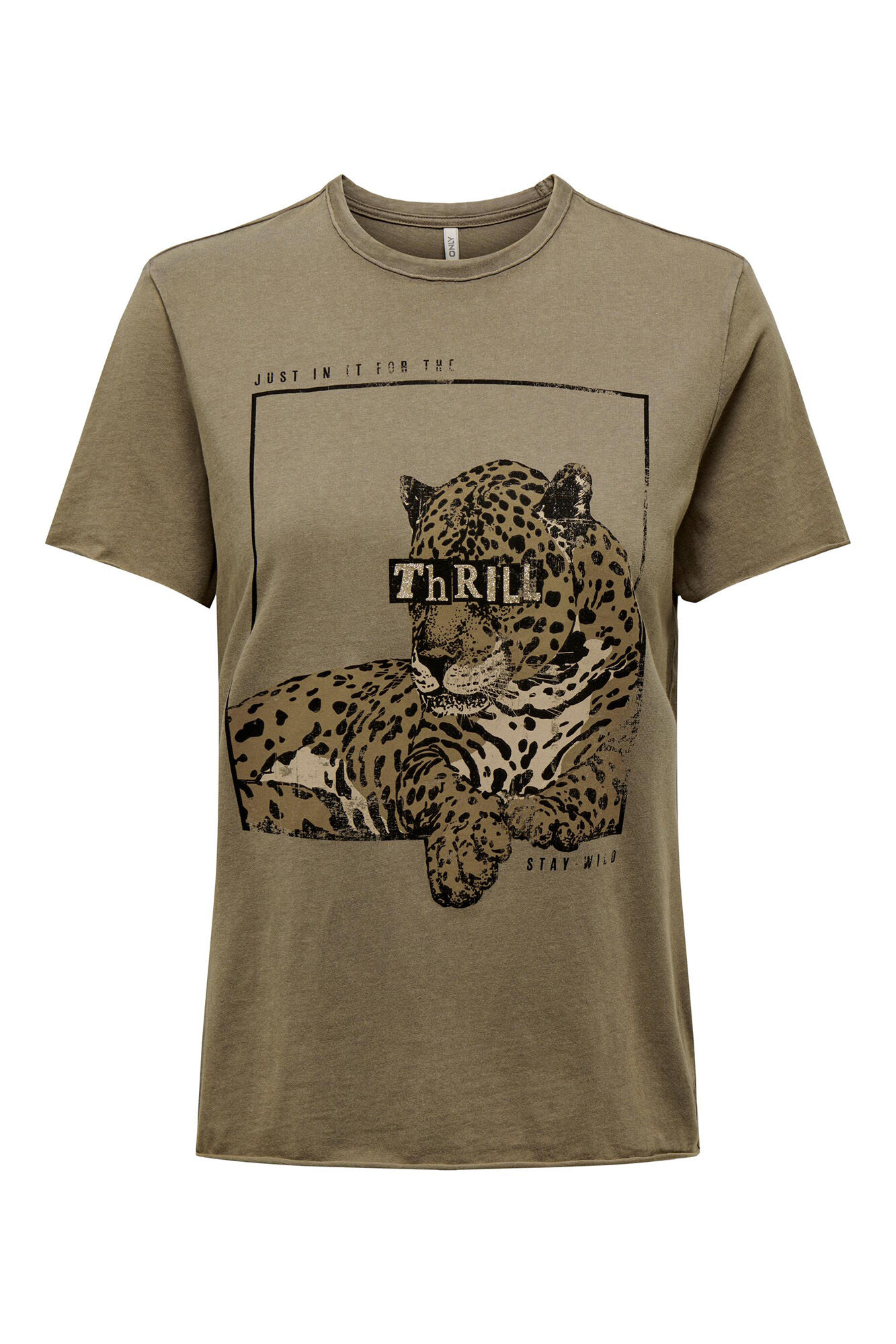 Camiseta de manga curta com estampa frontal