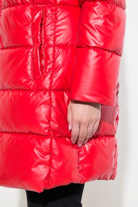 Steppjacke, Kapuze, 2-Wege-Zipper