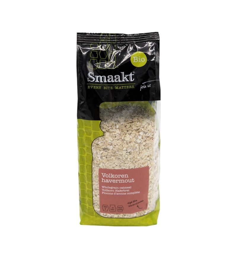 Smaakt Volkoren havermout (bio) 500 gram