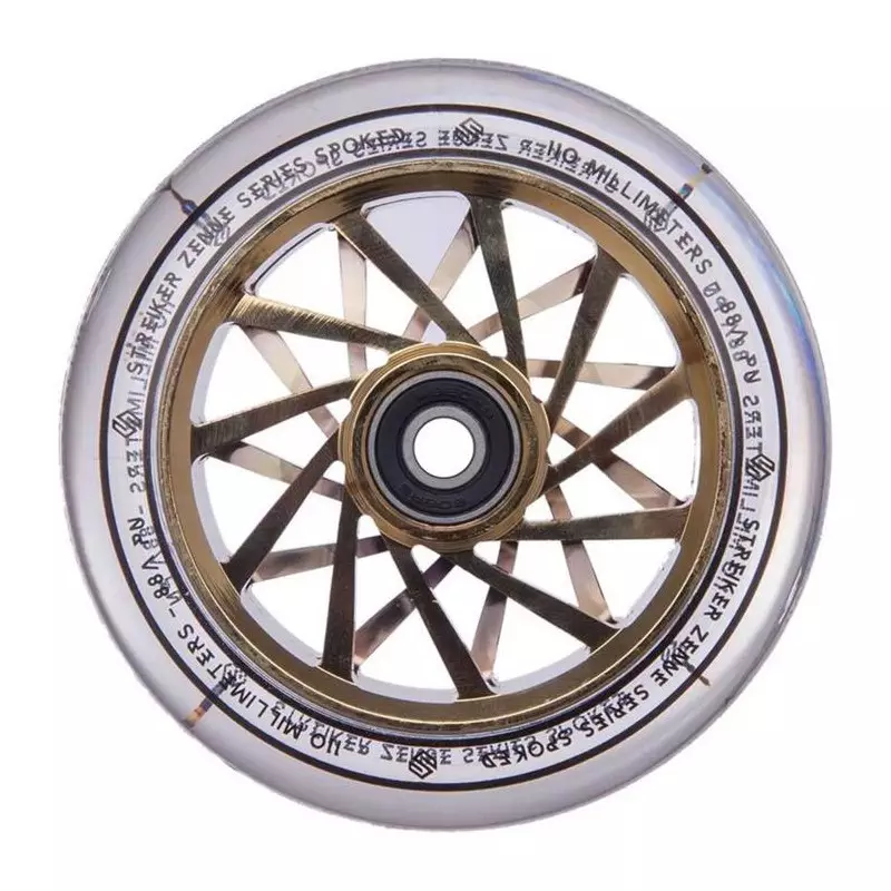 Roue trottinette STRIKER Zenue Series Clear Gold Chrome 110mm