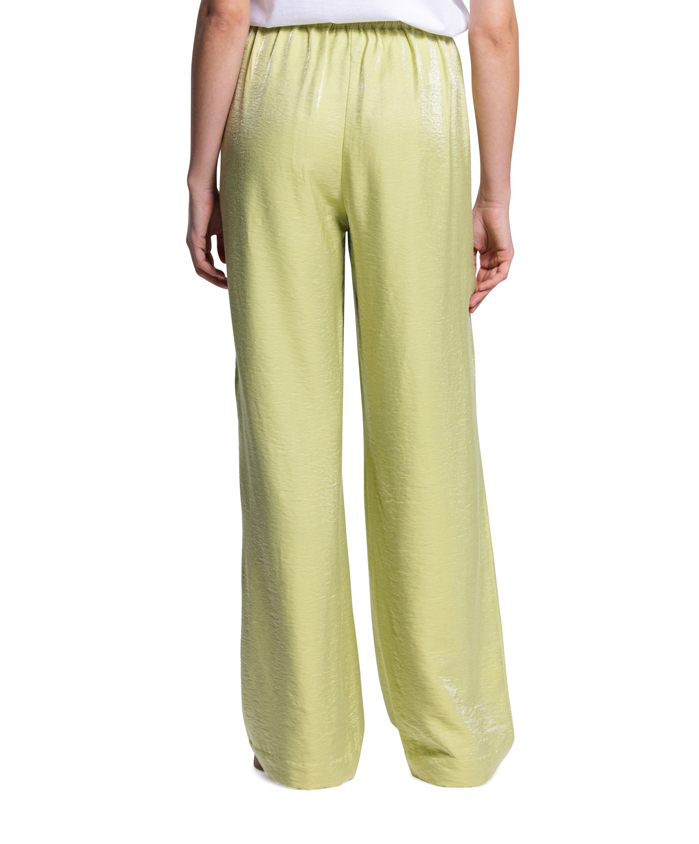 JANSEN Amsterdam DO WS 429 long elastic waist at back dames broek groen