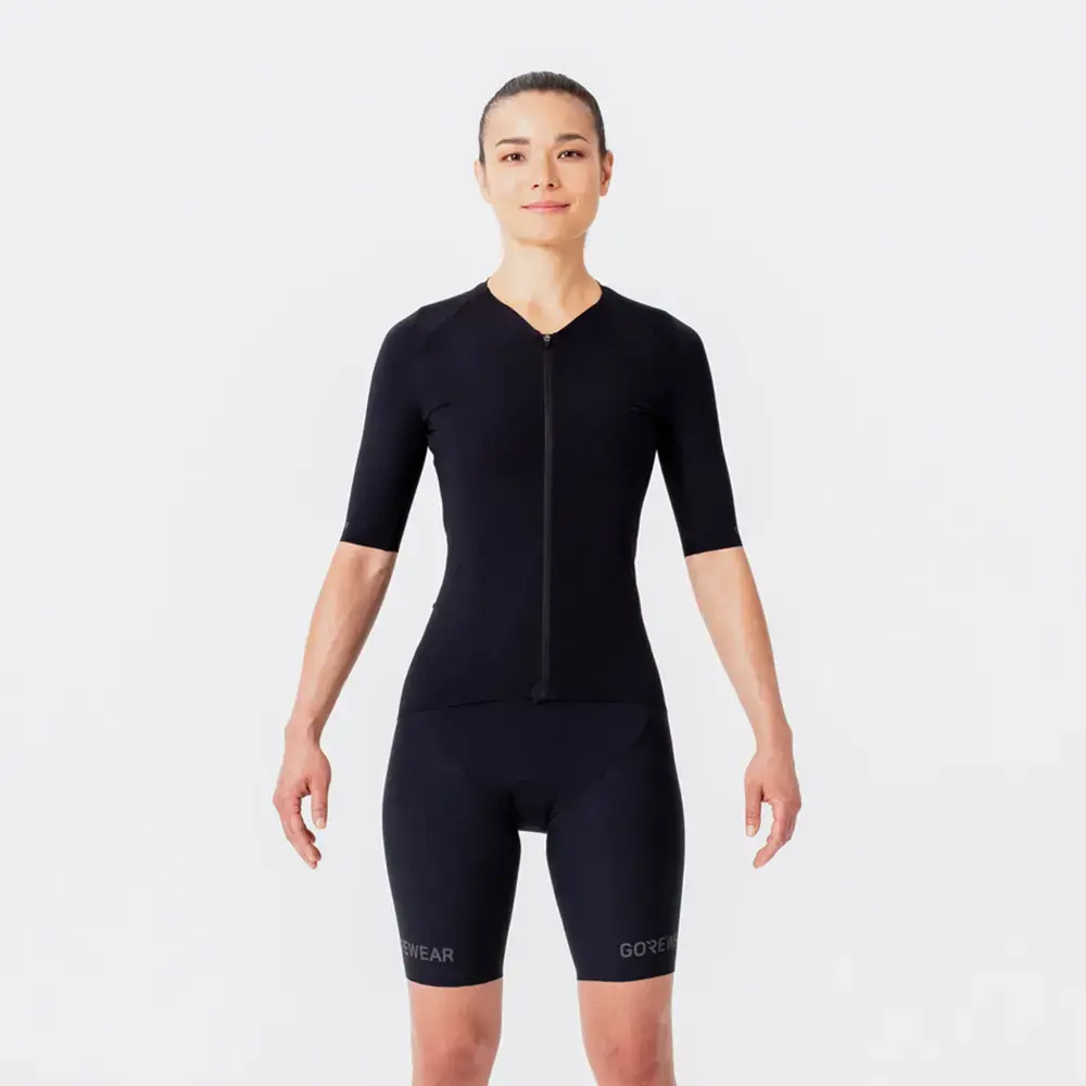 GORE Wear Distance Fietsshirt Korte Mouwen Zwart Dames