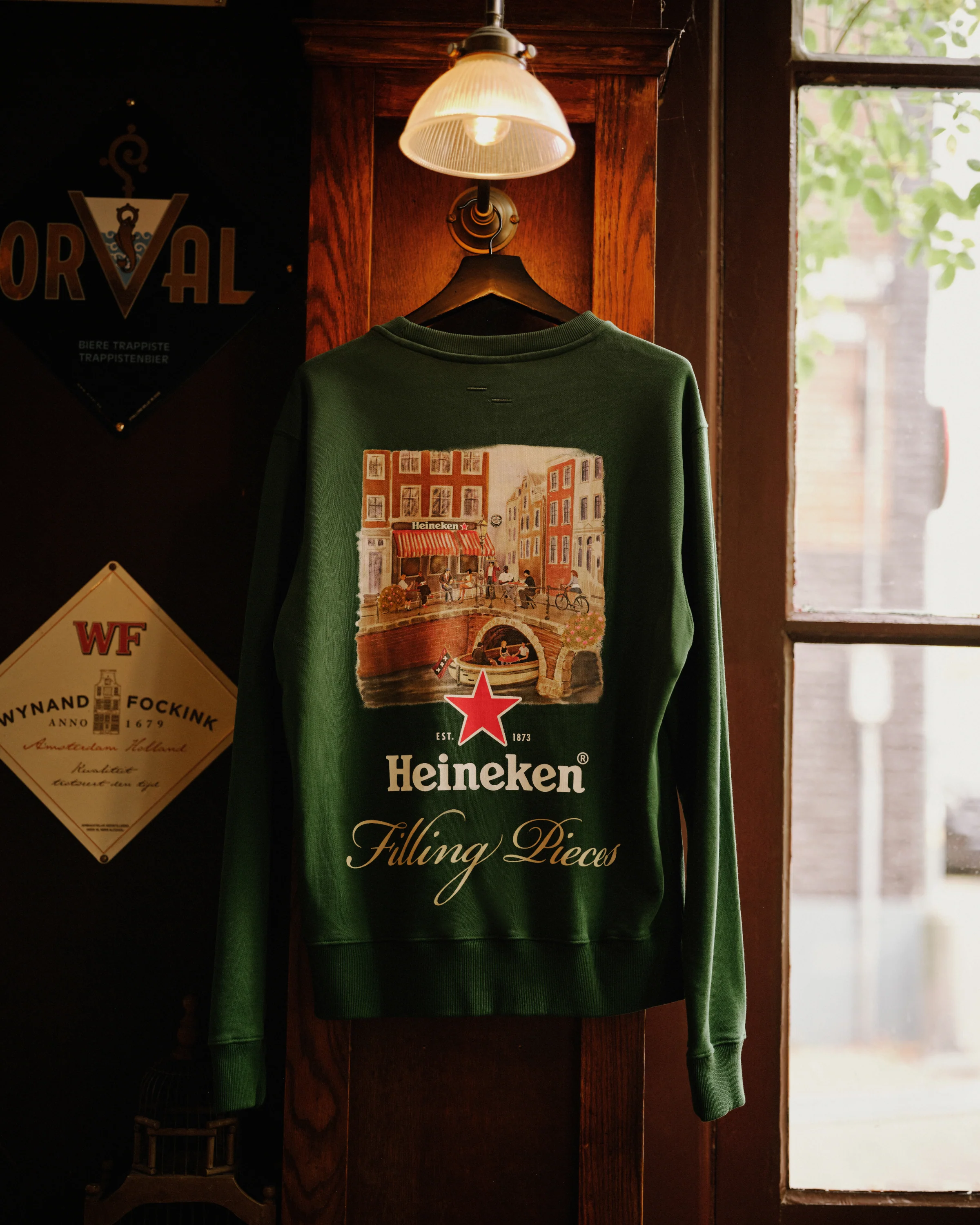 Sweatshirt Heineken Cafe Green