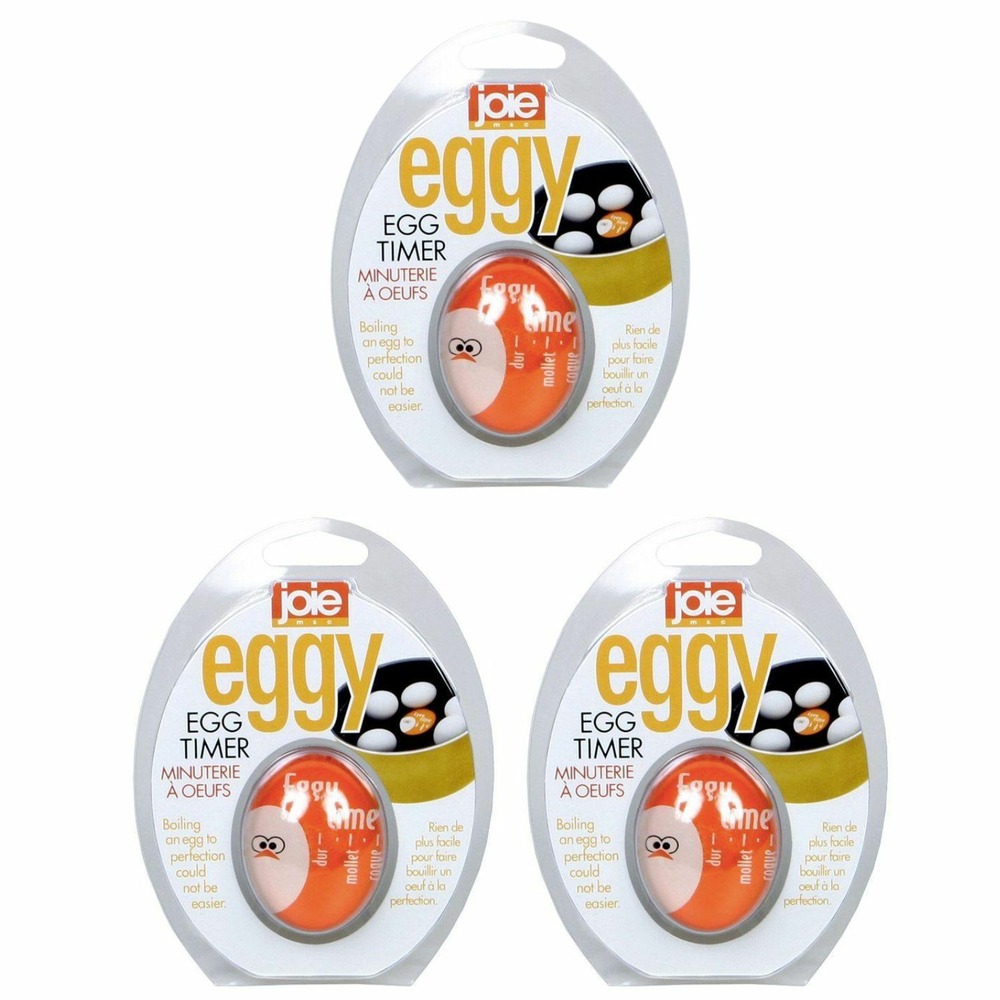 3 minuteurs à oeufs eggy