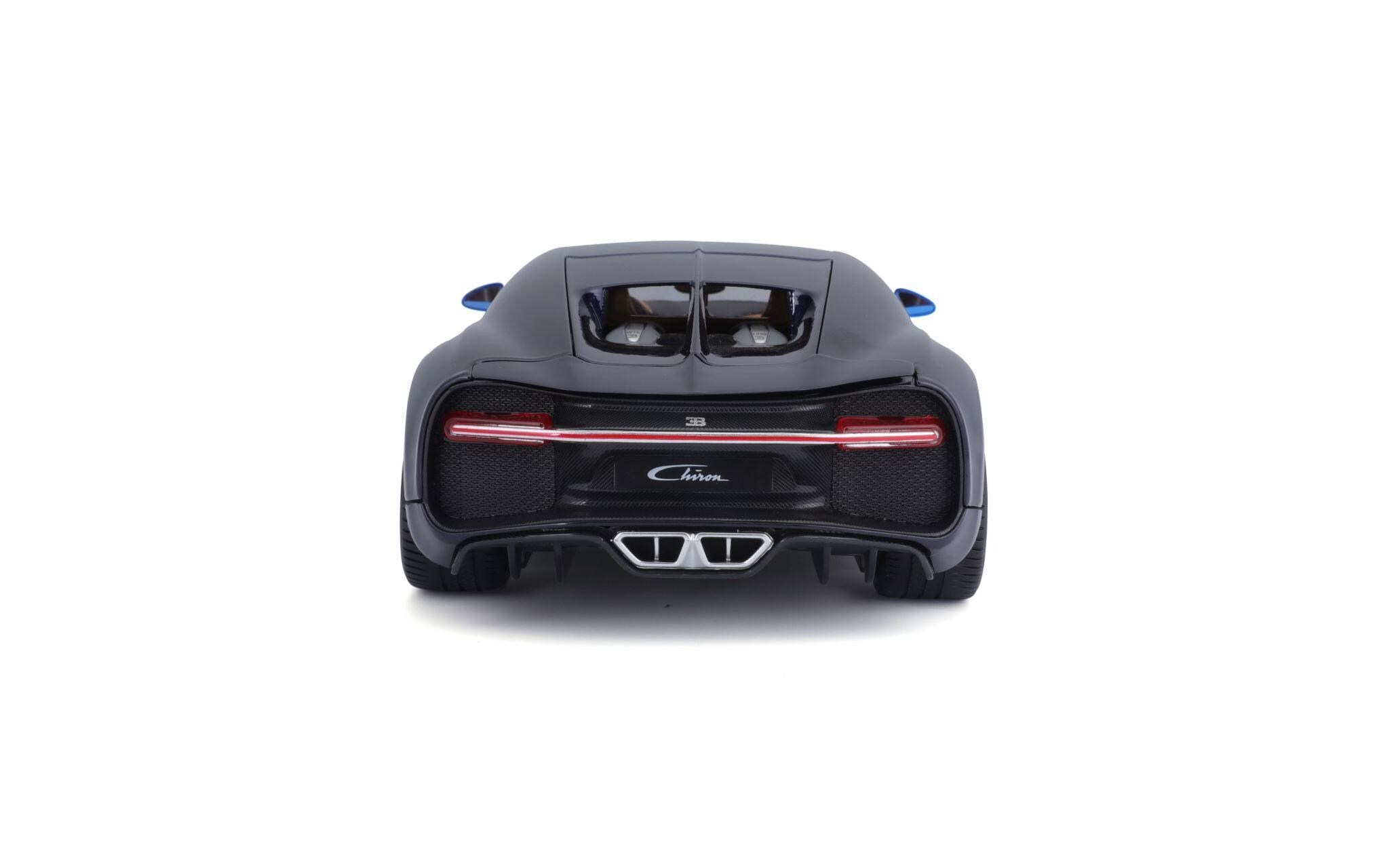 Bugatti Chiron Blau 1:18Sammlermodell im Massstab 1:18