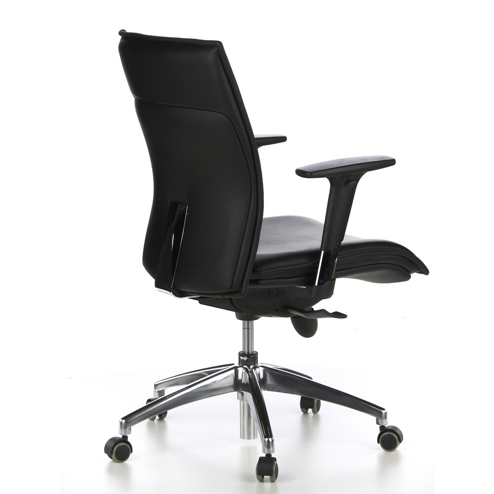 Luxus Chefsessel MURANO 10 Leder mit Armlehnen (höhenverstellbar) hjh OFFICE