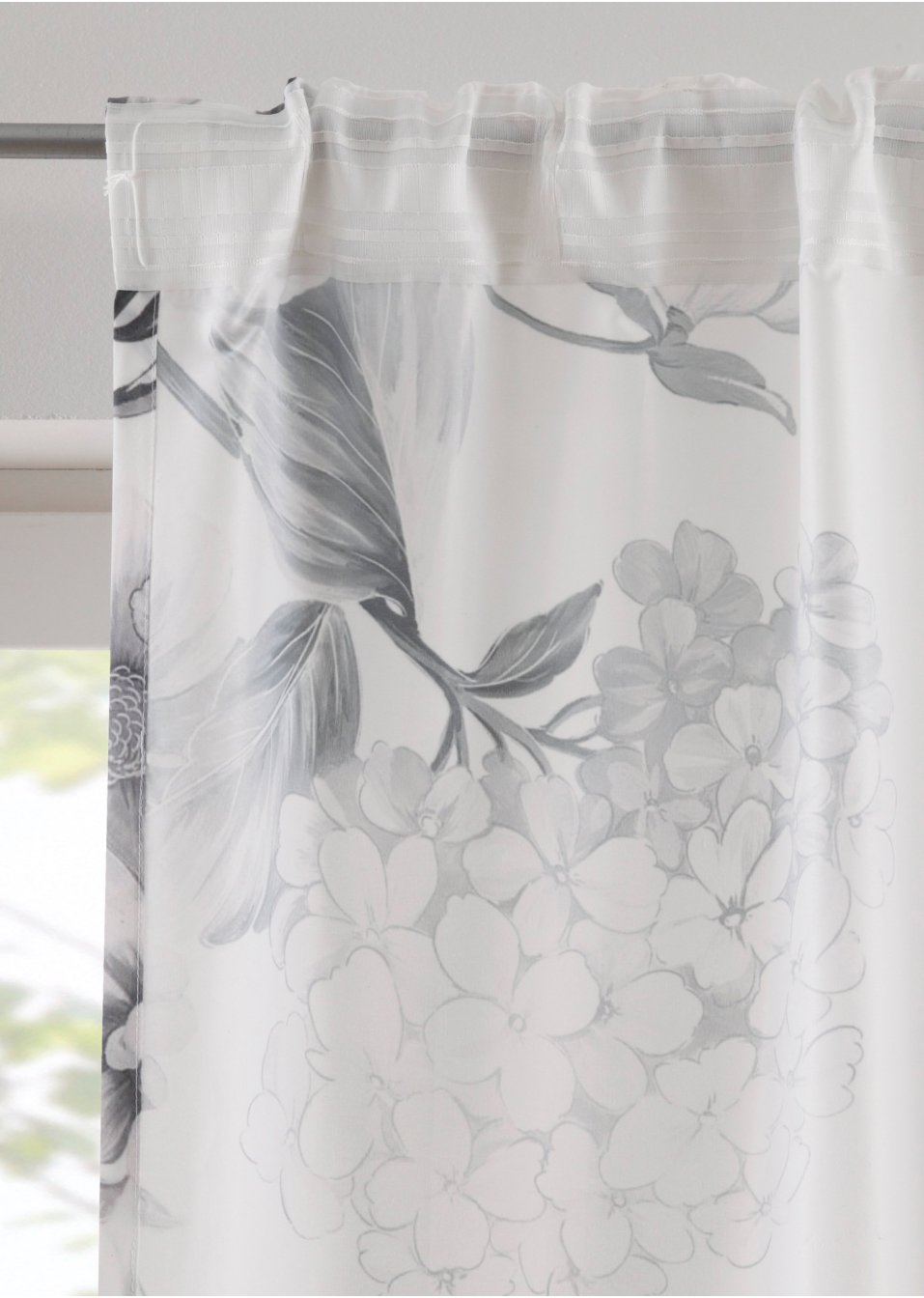 Panneau microfibre à imprimé floral