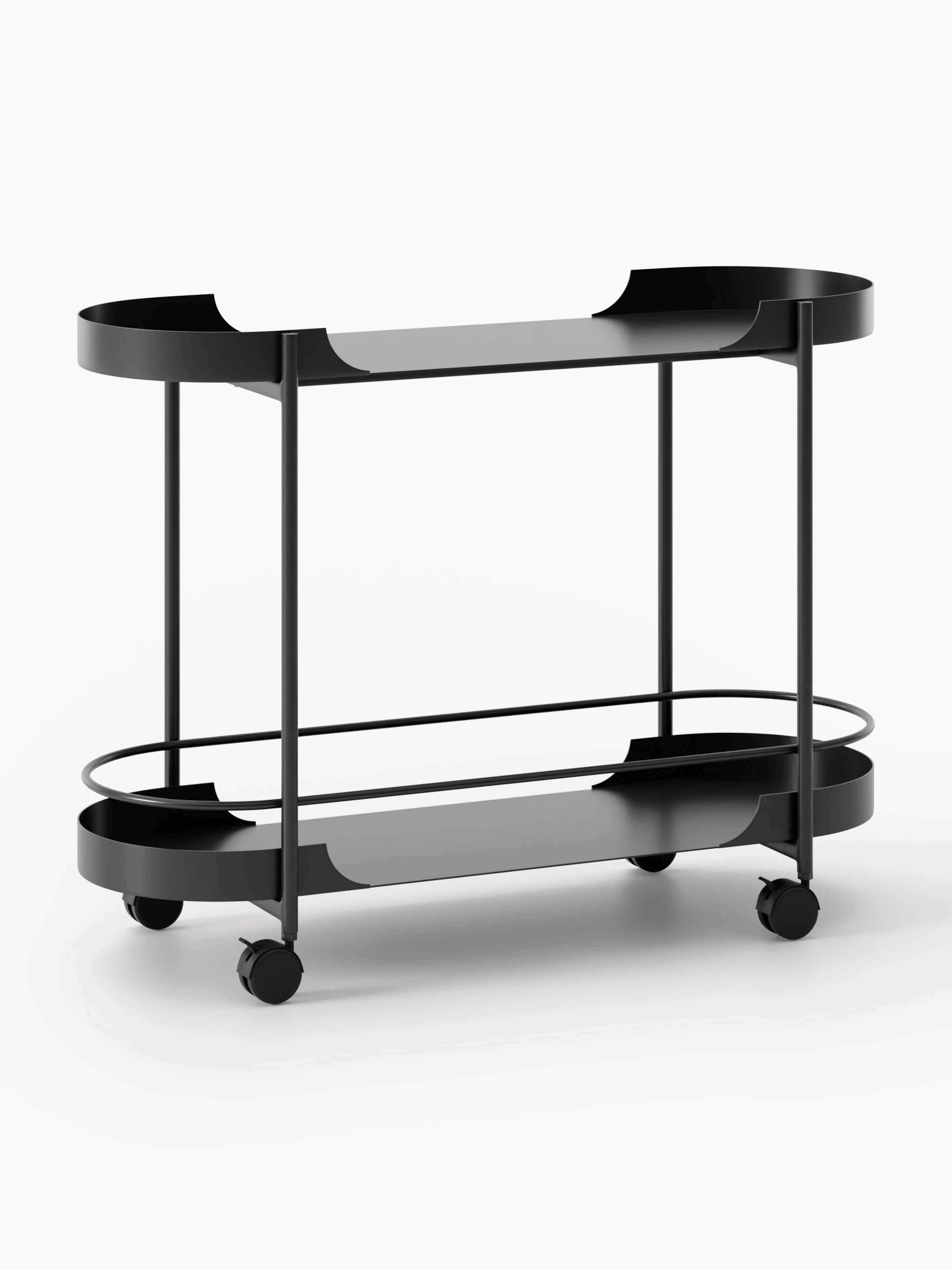 Metalen barcart Taru