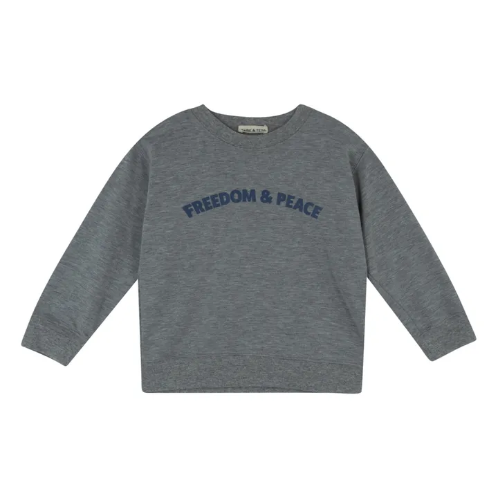 Babe & Tess Sweat Freedom | Gris chiné