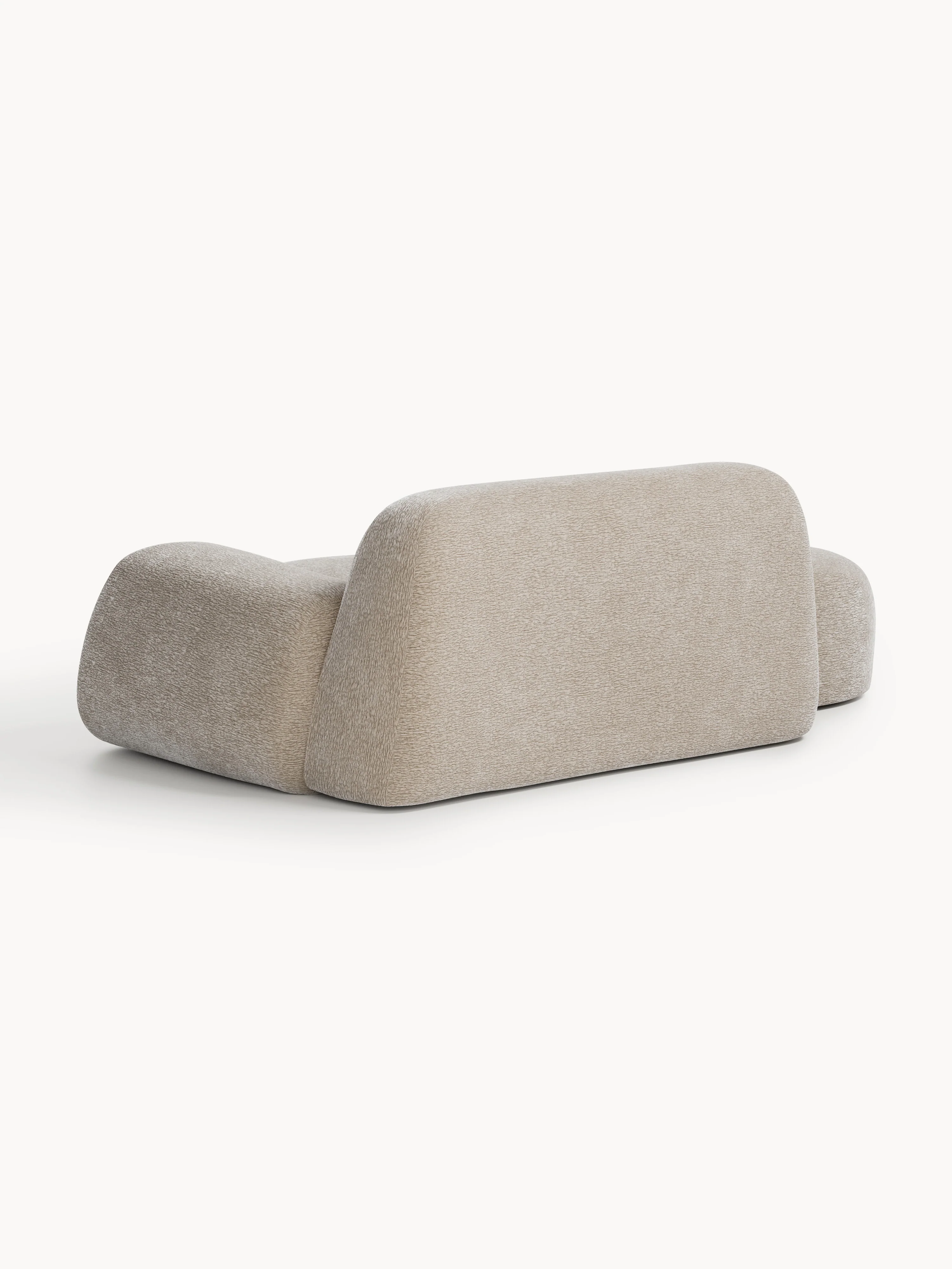 Bank Wolke (2-zits) met chaise longue