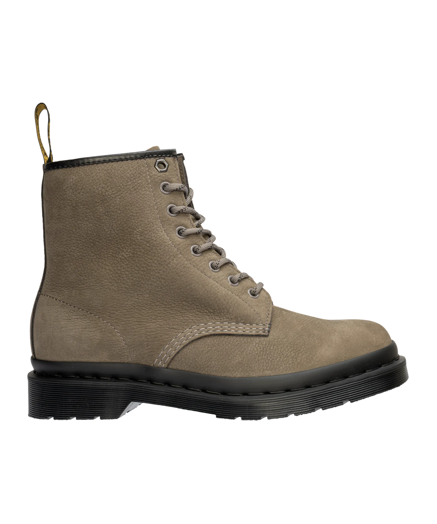 Dr. Martens 1460 Milled Nubuck Nickel Grau