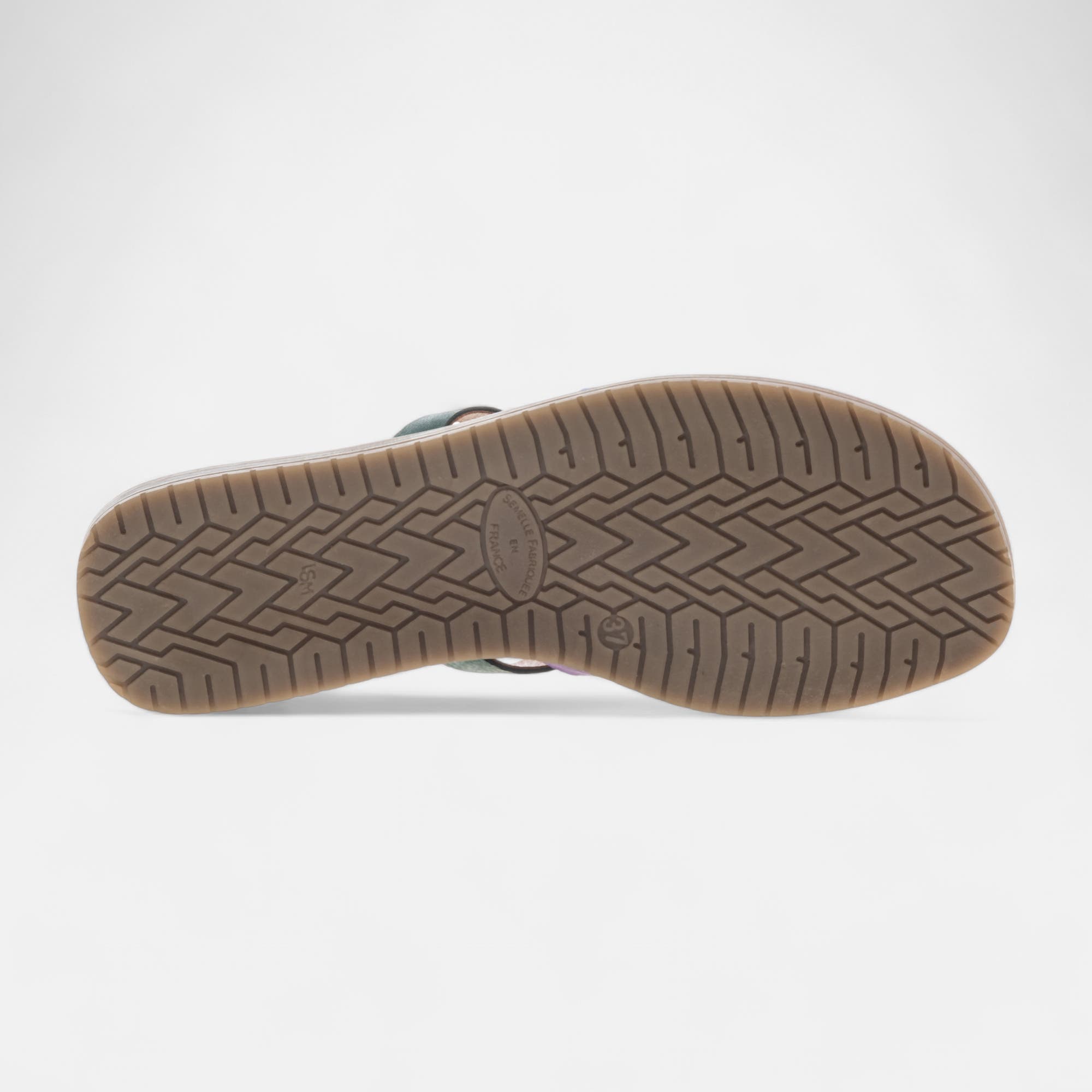 Mules Femme en cuir bleu