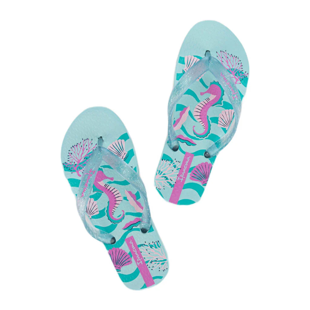Ipanema Classicteenslippers blauw/roze