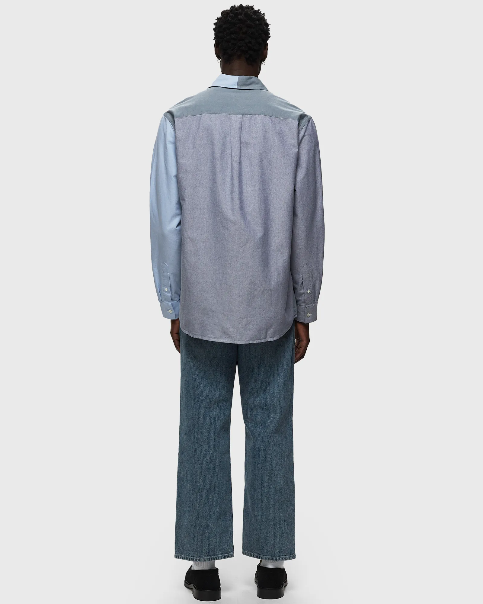 JW Anderson ANCHOR CLASSIC FIT PATCHWORK SHIRT