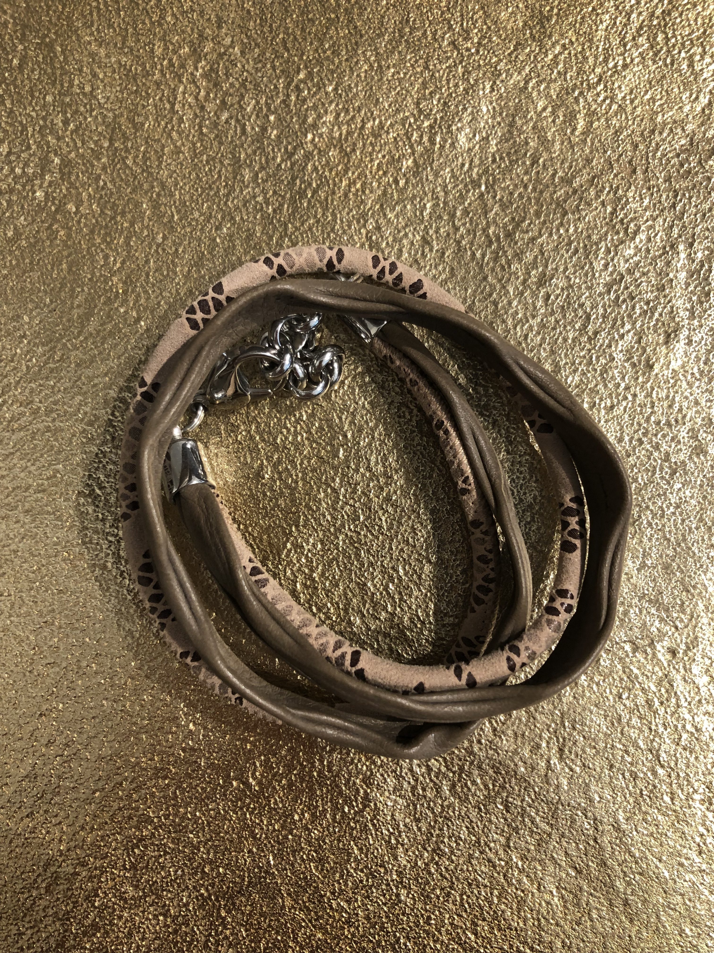 Pimps & Pearls – Armband- Bruin