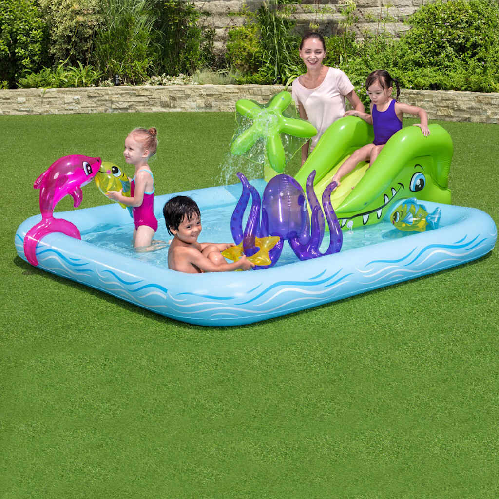 Bestway Fantastisch Aquarium Kinderzwembad, 239x206x86 cm