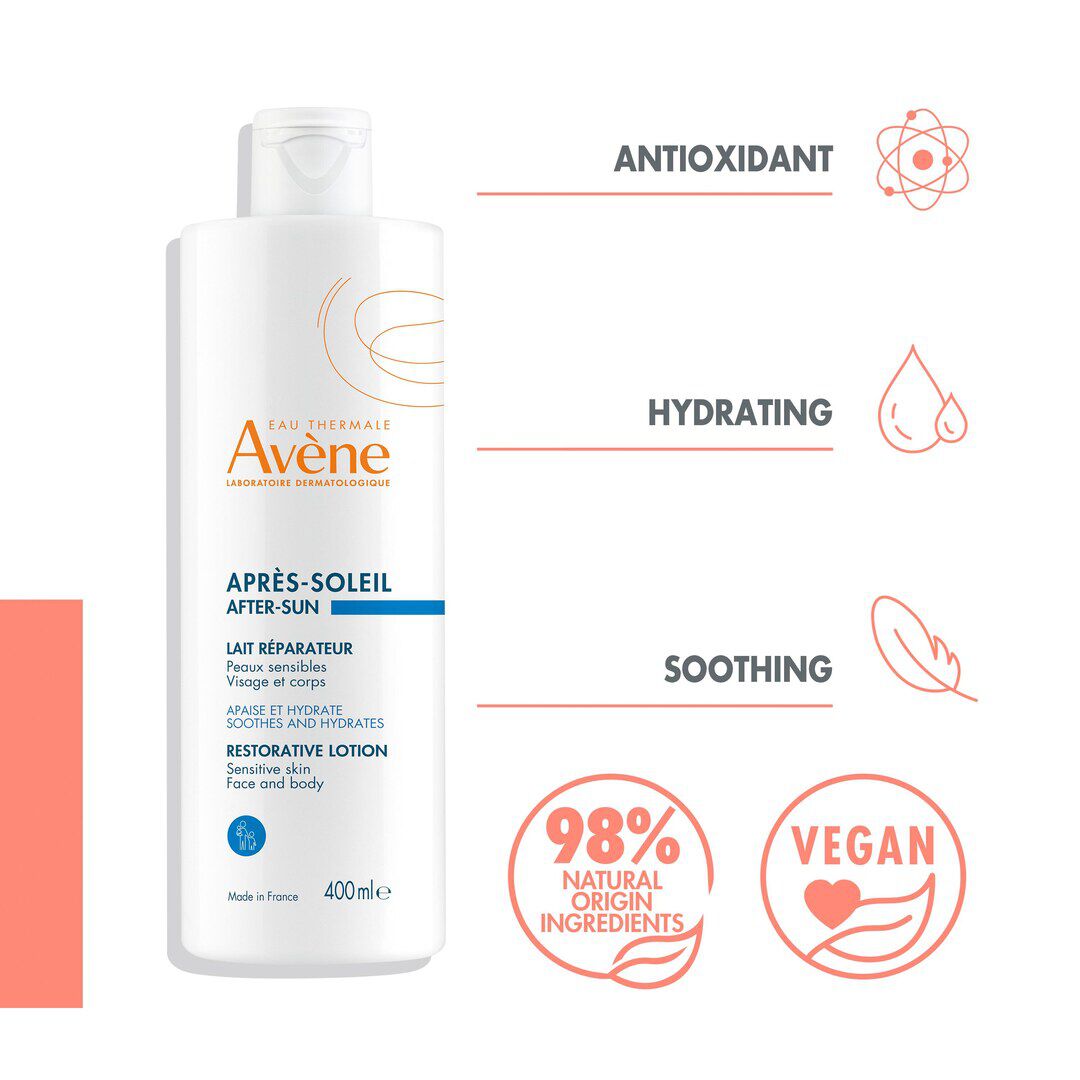 AVENE  Leite Reparador Após Solar - 400ml